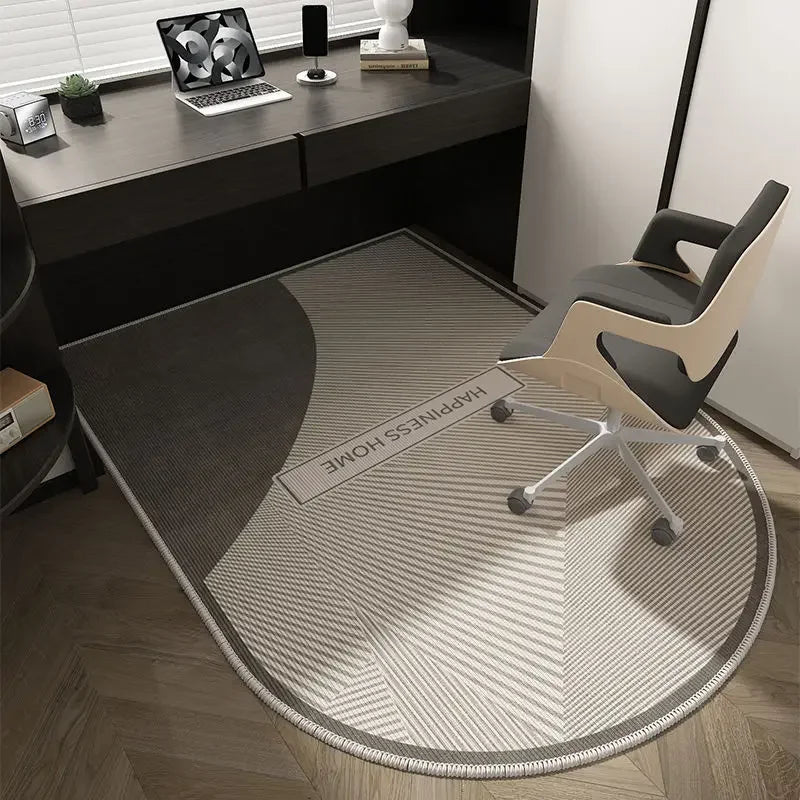 VIKAMA Computer Chair Floor Mat Luxury Office Computer Swivel Chair Floor Mat Bedroom Dresser Carpet Home Decor Hall Door Carpet