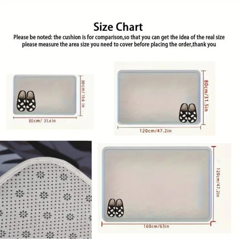 3D Optical Illusion Waterfall Door Mat Nature Landscape Entrance Welcome Rug Non-slip Water Absorbent Home Decor Carpet